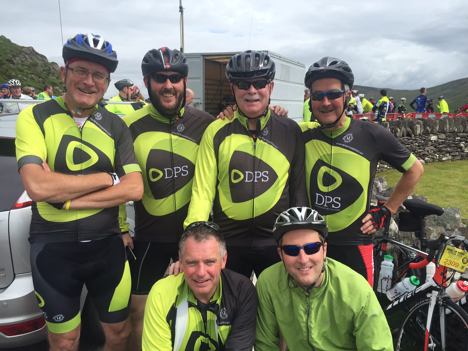 Some of the DPS Ring of Kerry Charity Cycle Team 2017